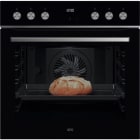 AEG HAUSGERÄTE - Einbauherd 8BA LongCl. AquaCl. SteamBake Uhr 71L A+ schwarz