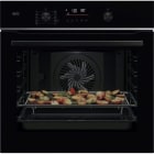 AEG HAUSGERÄTE - Einbaubackrohr 10BA 71L LongCl Pyrolyse WLAN Disp A+ schwarz