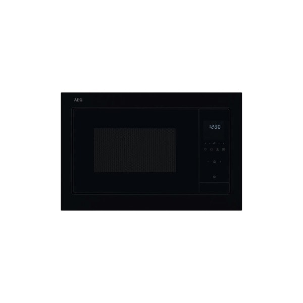 AEG HAUSGERÄTE - EinbauMikrowelle m.Grill 60cm 900/1000W 8St 25L SteamSet sw