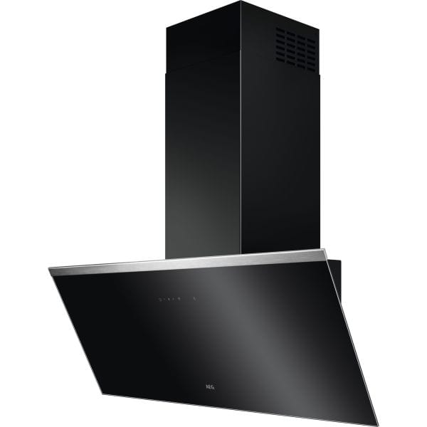AEG HAUSGERÄTE - Dunstabzug Wand-Dekor 90cm schräg Hob²Hood A sw-si