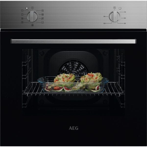 AEG HAUSGERÄTE - Einbaubackrohr 8BA 65L AquaClean A edelstahl
