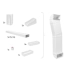 AEG HAUSGERÄTE - Umluft-Installations-Kit best.aus 2 Rohrbogen