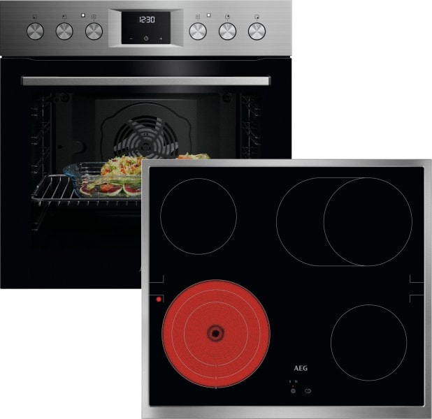 AEG HAUSGERÄTE - E-Herd Set: GU5AE21SM + TA64RAS7XB edst