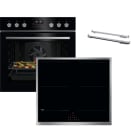 AEG HAUSGERÄTE - E-Herd Set: OA5PE42AB + TX64IM00XB + 3f.Backauszug sw