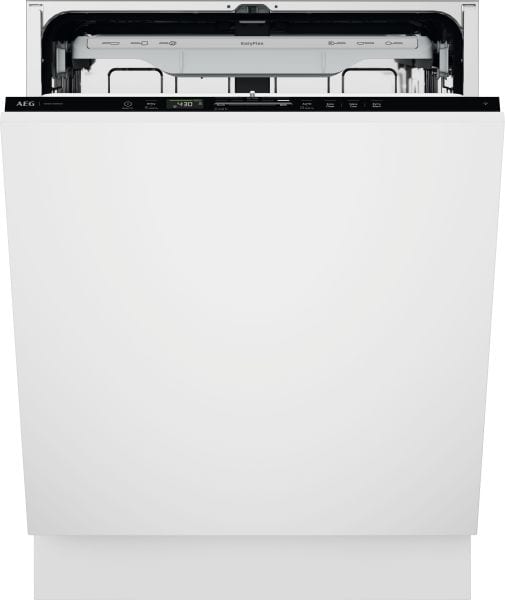 AEG HAUSGERÄTE - Geschirrspüler vollint. 60cm 8Pr. AqCo SatCl. WLAN Schubl. A sw