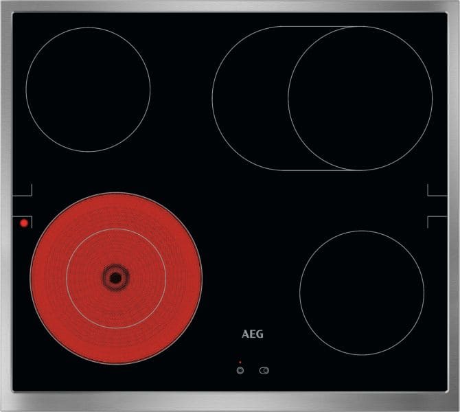 AEG HAUSGERÄTE - Glaskeramik Kochfeld 60cm Zwkr. Bräterz. edst