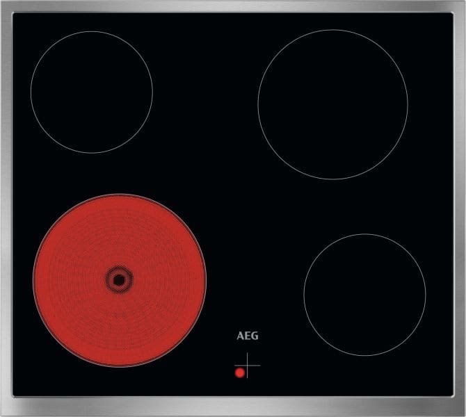 AEG HAUSGERÄTE - Glaskeramik Kochfeld 60cm edelstahl