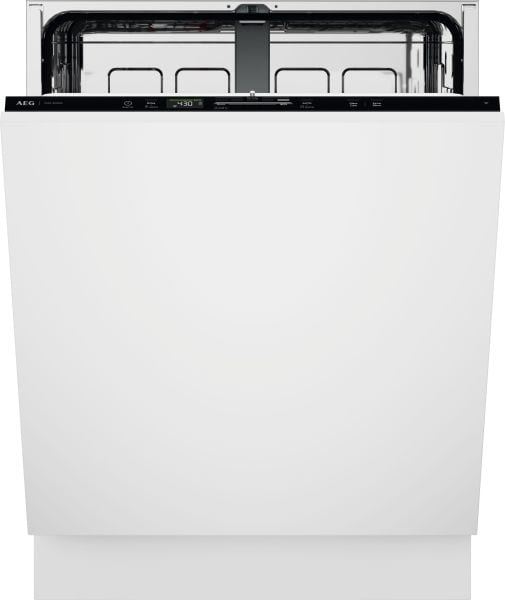 AEG HAUSGERÄTE - Geschirrspüler vollint. 60cm 8Pr. AqCo. WLAN Schubl. B sw