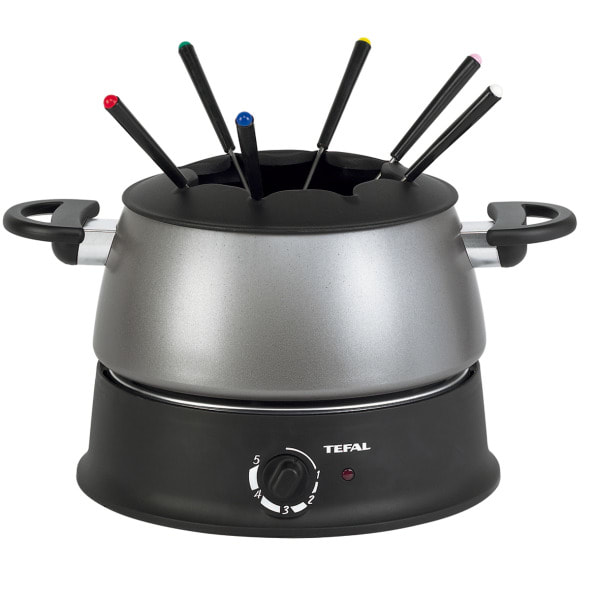 TEFAL - Fondue 1200W 6Gabeln antihaft. si-sw