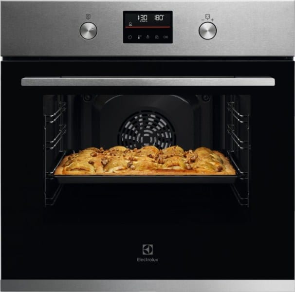 ELECTROLUX - Einbaubackrohr 9BA 65L Pyrolyse Uhr A+ edelstahl