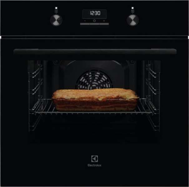 ELECTROLUX - Einbaubackrohr 8BA 65L AquaCl. Uhr A schwarz