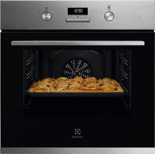 ELECTROLUX - Einbaubackrohr 8BA 65L AquaCl. Uhr A edelstahl
