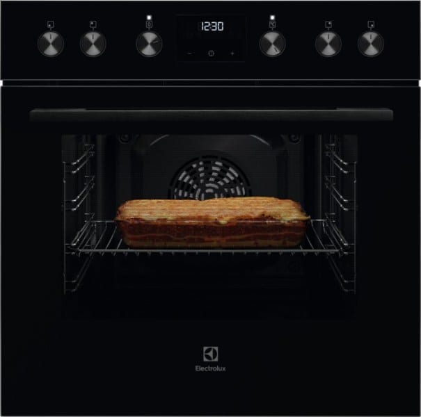 ELECTROLUX - Einbauherd 8BA 65L AquaCl. Uhr A schwarz