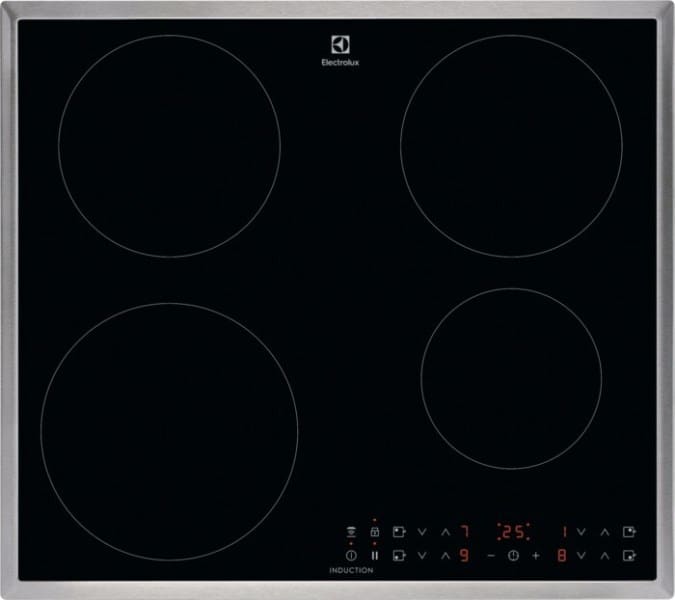 ELECTROLUX - Glaskeramik Kochstelle 60cm 4xInd Hob²Hood edelstahl