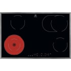 ELECTROLUX - Glaskeramik Kochstelle 80cm Zwkr. Bräterz. edelstahl