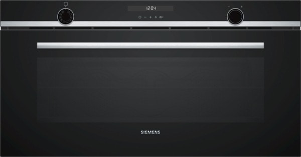 SIEMENS BSHG - Einbaubackrohr 90cm H:48cm 10BA Disp. Uhr sw-edst