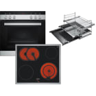SIEMENS BSHG - E-Herd Set: HE113FBS2 + EA645GN17 + HZ438301 edelstahl