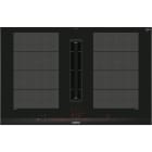 SIEMENS BSHG - Glaskeramik Kochstelle 80cm 4xInduk 2xFlexZ int.Abzug fac.