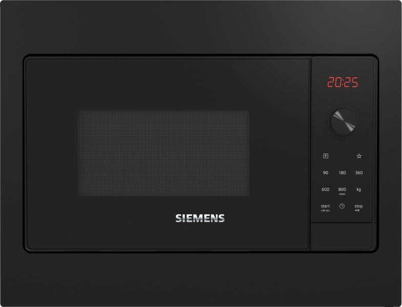SIEMENS BSHG - EinbauMikrowelle 50cm 800W 5St. 20L schwarz