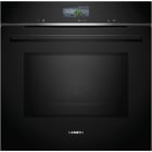 SIEMENS BSHG - Einbaubackrohr+Mikro 4D 19BA activeCl 1f.Teleskopausz Uhr sw