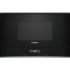 SIEMENS BSHG - EinbauMikrowelle m.Grill 60cm 900W 5St. 21L rechts sw-edst