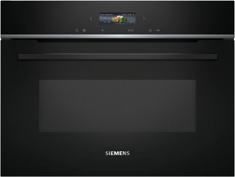 SIEMENS BSHG - EinbauMikrowelle 60cm 1000W 5St. 36L schwarz-edst