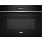 SIEMENS BSHG - EinbauMikrowelle 60cm 1000W 5St. 36L schwarz-edst