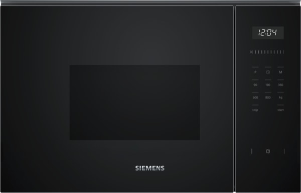 SIEMENS BSHG - EinbauMikrowelle 60cm 800W 5St. 20L schwarz