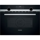SIEMENS BSHG - EinbauMikrowelle m.Grill+Heißl. 60cm 900W 5St. 44L sw-edst