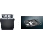 SIEMENS BSHG - Set:Geschirrspüler SX63EX27BE vollint XXL 60cm+varioSchub ed