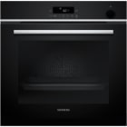 SIEMENS BSHG - Einbaubackrohr 3D 8BA EcoCl.+hydrol. Dampfunt. A+ sw-edst