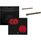 SIEMENS BSHG - E-Herd Set: HE271ABB3 + EA631GNA1E + HZ638070 schwarz