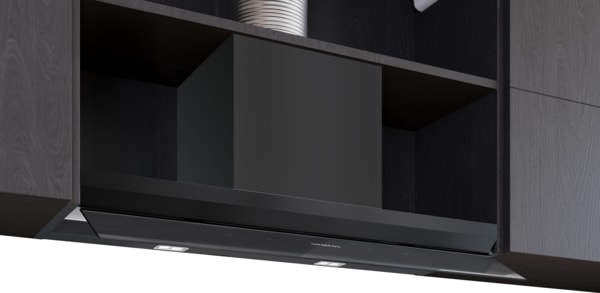SIEMENS BSHG - Dunstabzug Lüfterbaustein 90cm ausklappb.Glasschirm A+ schwarz