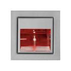 BRUMBERG - VERTU Wandeinbaul. quadr. alu m., 350mA 1,2W rot