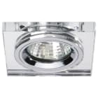 BRUMBERG - INESSA-S Einbdownl. quadr. chr./Glas, 12VAC GX5,3 max.50W