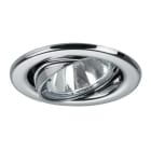 BRUMBERG - BRONNY Einbaustr. rund schwenk, chr. gl, 12VAC GX5,3 max.50W