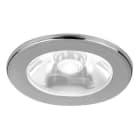 BRUMBERG - SIMTE Lichtpunkt rund, chr. gl, 350mA 1W 3000K IP43 15°