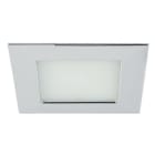 BRUMBERG - SINCINDA MAXI-S LED-Einbdownl. quadr. chr.gl. 12VDC 6W 2900K IP44 60°