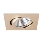 BRUMBERG - SEVEN-S Einbaustr. quadr. champagner m., 350mA 7W 2700K 38°