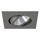 BRUMBERG - SEVEN-S Einbaustr. quadr. titan m., 350mA 7W 2700K 38°