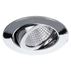 BRUMBERG - SEVEN-R Einbaustr. rund, chr. gl. 350mA 7W 2700K 38°