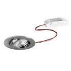 BRUMBERG - DAMITA-R LED-Einbaustr.set rund, chr.gl. 230V 6W 3000K IP65 38°