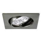 BRUMBERG - CORBET-R Einbaustr. quadr. nickel ws. 230VAC GU10 max.50W