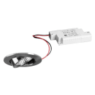 BRUMBERG - BB03 Einbaustr.set rund, ni.m. 230V 6W 3000K 38°