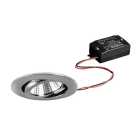 BRUMBERG - BB03 Einbaustr.set rund, chr.gl. 230V 6W 3000K 38°