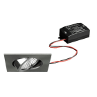 BRUMBERG - BB05 Einbaustr.set quadr. ni.m. 230V 6W 3000K 38°