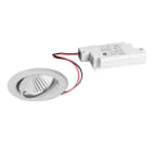 BRUMBERG - BB09 Einbaustr.set rund, es.ws.gl. 230V 6W 3000K 38°