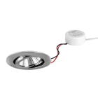 BRUMBERG - BB03 Einbaustr.set rund, chr.gl. 230V 6W 3000K 38°