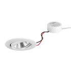 BRUMBERG - BB03 Einbaustr.set rund, ws.gl. 230V 6W 3000K 38°