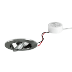 BRUMBERG - BB03 Einbaustr.set rund,ni.m. 230V 6W 3000K 38°